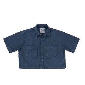 NWT Jungmaven Phinney Twill Shirt, Navy, Medium